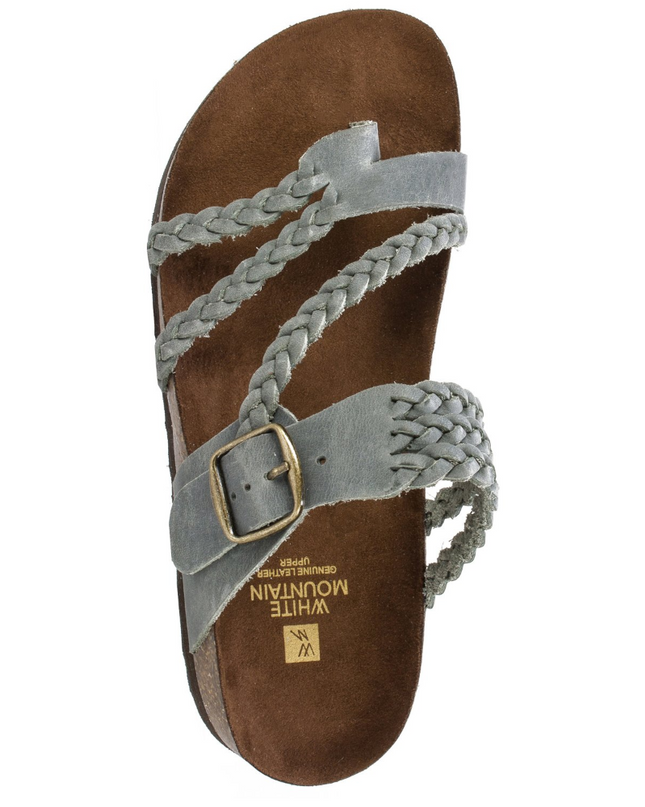 Cora | Braided Toe Loop Sandals with Adjustable Buckle