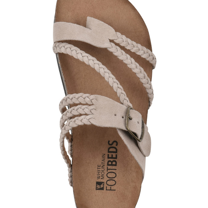 Cora | Braided Toe Loop Sandals with Adjustable Buckle