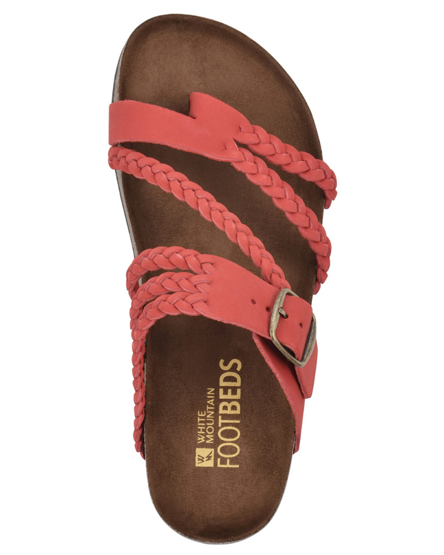 Cora | Braided Toe Loop Sandals with Adjustable Buckle