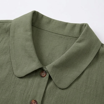 Coralie | Polished Women's Top – Sleeveless Button-Up Style