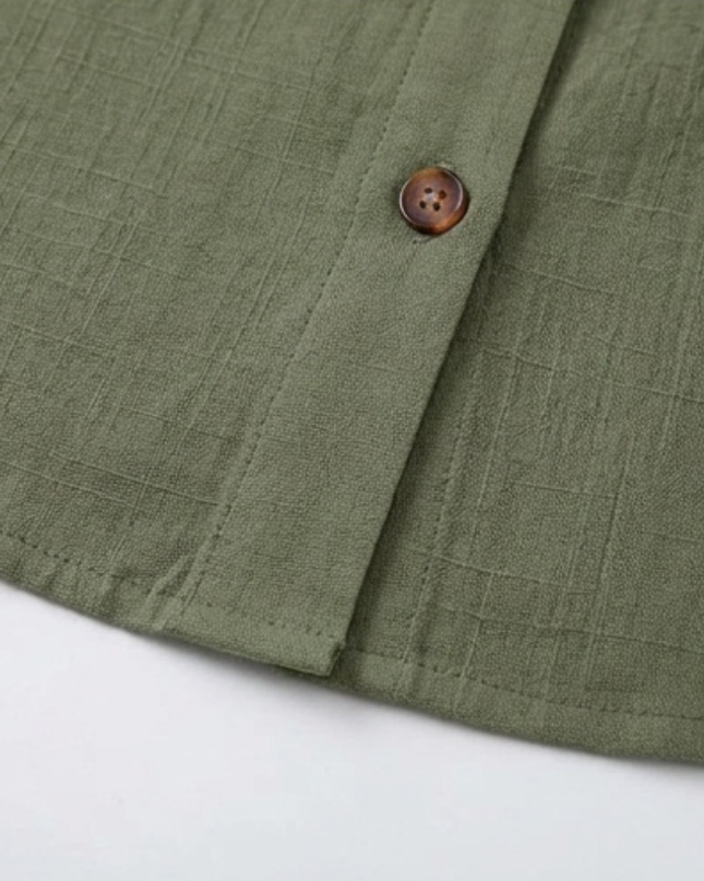 Coralie | Polished Women's Top – Sleeveless Button-Up Style