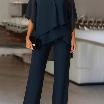 Corinne | Elegant Two-Piece Set – Evening Pants Style