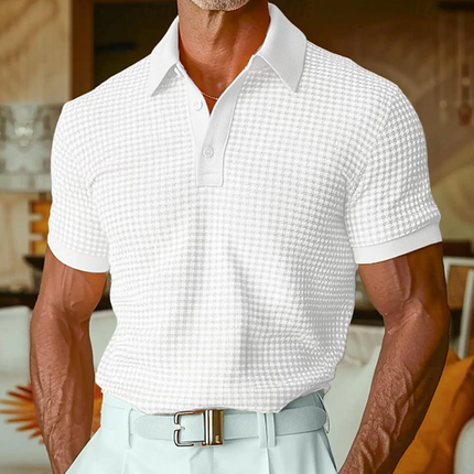 Cyran | Slim Fit Polo Shirt – Men's Textured Knit