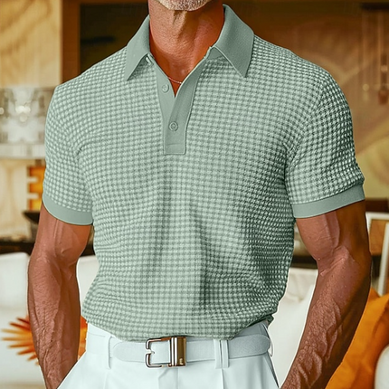 Cyran | Slim Fit Polo Shirt – Men's Textured Knit