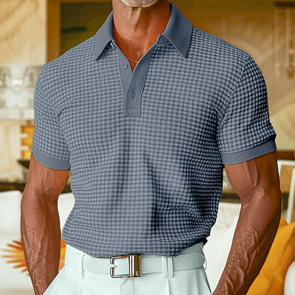 Cyran | Slim Fit Polo Shirt – Men's Textured Knit