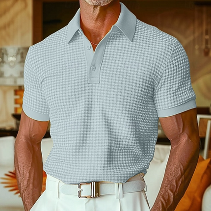 Cyran | Slim Fit Polo Shirt – Men's Textured Knit