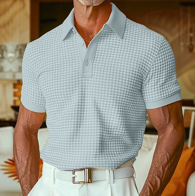 Cyran | Slim Fit Polo Shirt – Men's Textured Knit
