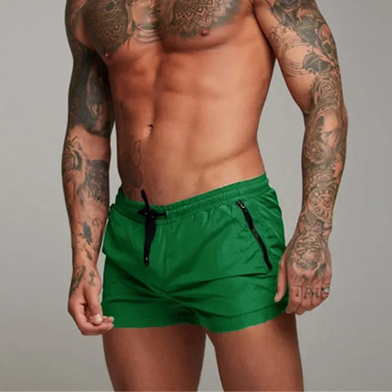 Darian | Quick-Dry Swim Shorts – Men's Zip Pocket Beach Style
