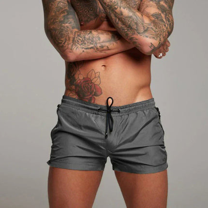 Darian | Quick-Dry Swim Shorts – Men's Zip Pocket Beach Style