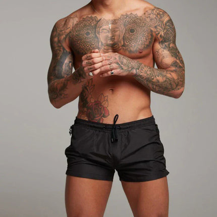 Darian | Quick-Dry Swim Shorts – Men's Zip Pocket Beach Style