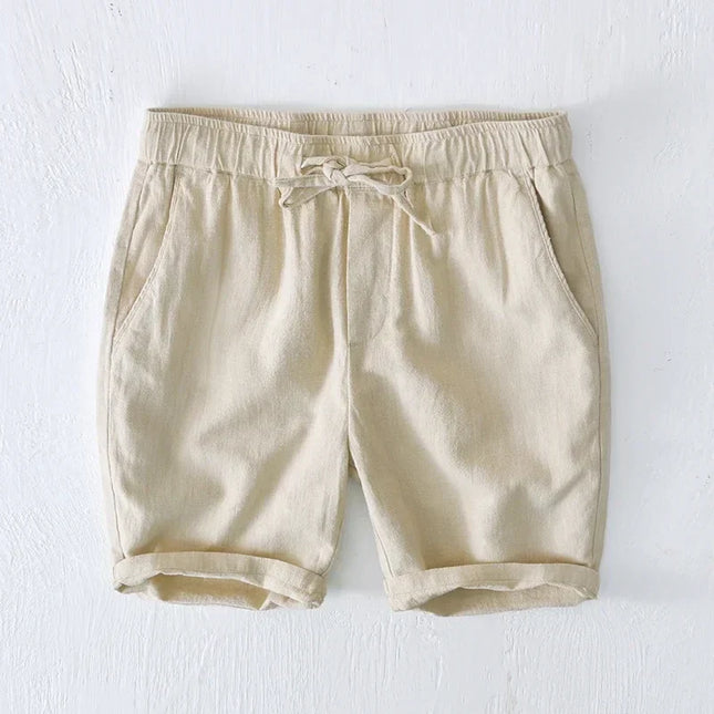 Dorian | Relaxed Men's Shorts – Drawstring Rolled Hem