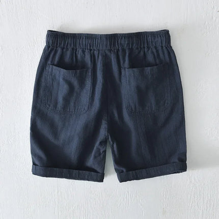 Dorian | Relaxed Men's Shorts – Drawstring Rolled Hem