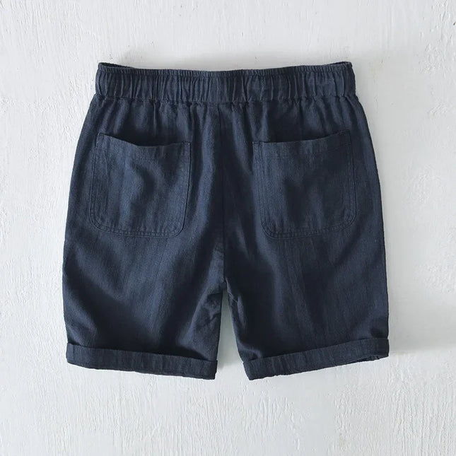 Dorian | Relaxed Men's Shorts – Drawstring Rolled Hem
