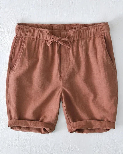 Dorian | Relaxed Men's Shorts – Drawstring Rolled Hem