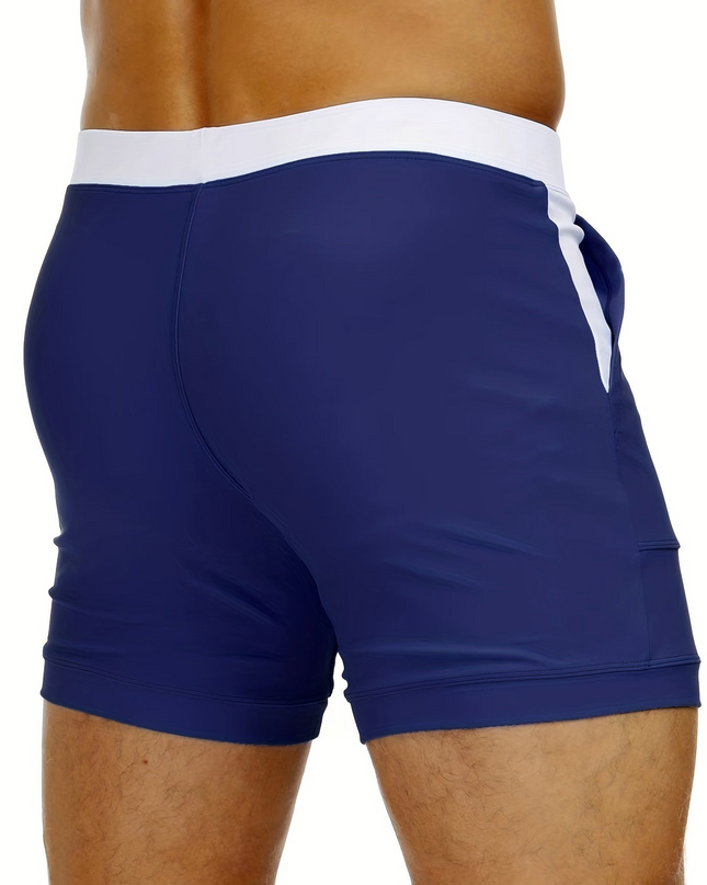 Draven | Quick-Dry Swim Shorts – Men's Retro Beach Style