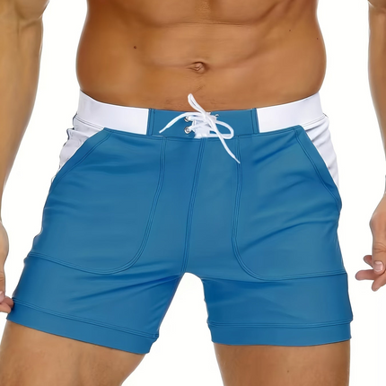 Draven | Quick-Dry Swim Shorts – Men's Retro Beach Style