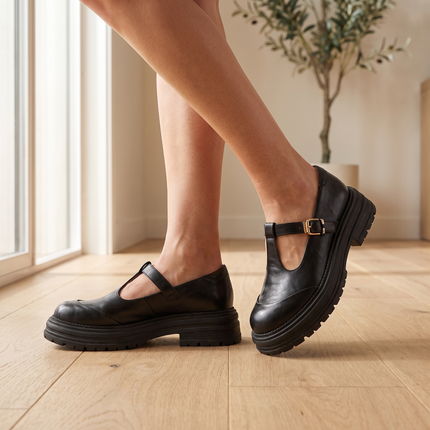 Elise | Women's Mary Jane Shoes – Adjustable Strap