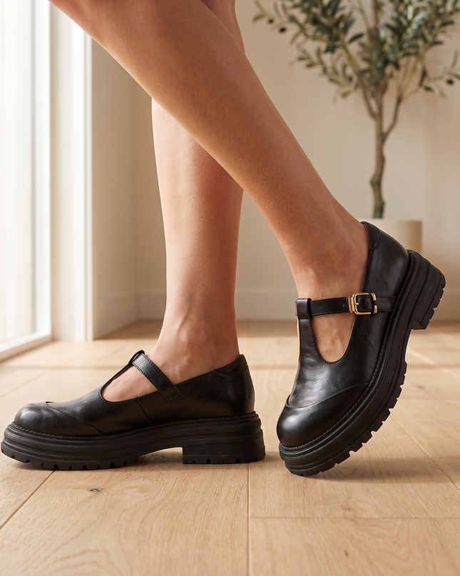 Elise | Women's Mary Jane Shoes – Adjustable Strap
