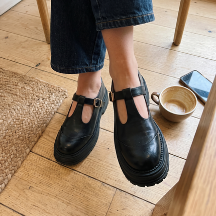 Elise | Women's Mary Jane Shoes – Adjustable Strap