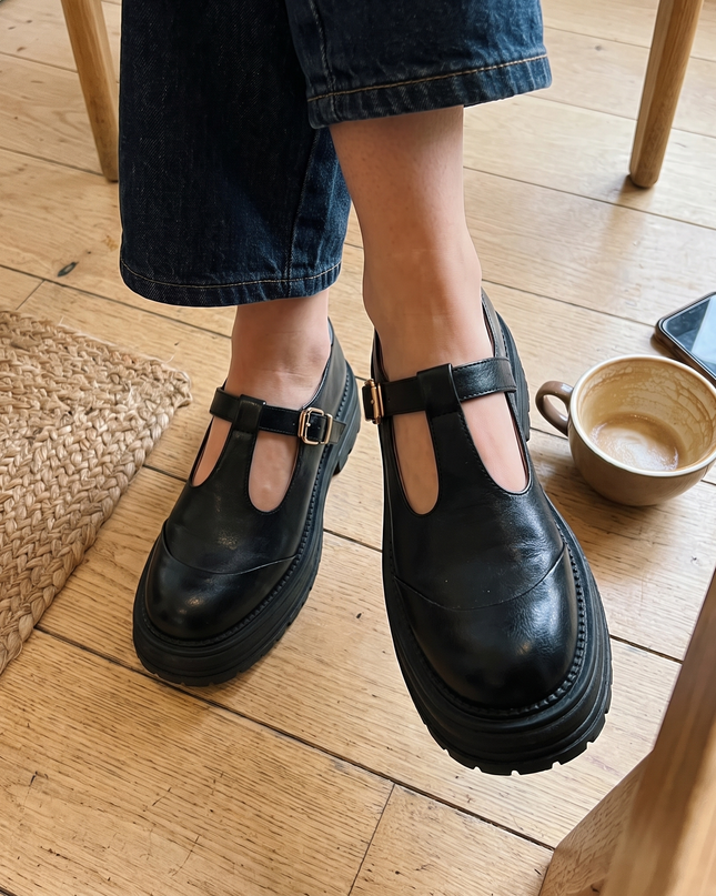 Elise | Women's Mary Jane Shoes – Adjustable Strap