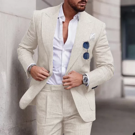 Ellis | Refined Men's Linen Suit – Lightweight Two-Piece