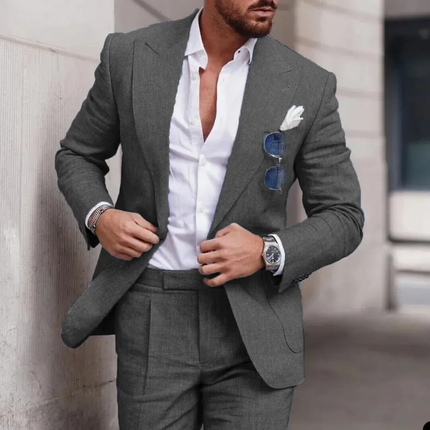 Ellis | Refined Men's Linen Suit – Lightweight Two-Piece