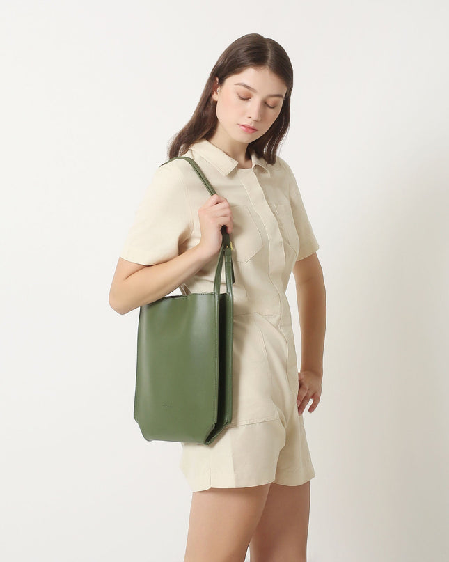 Eulalie | Textured Tote Bag – Woven Vegan Leather Style