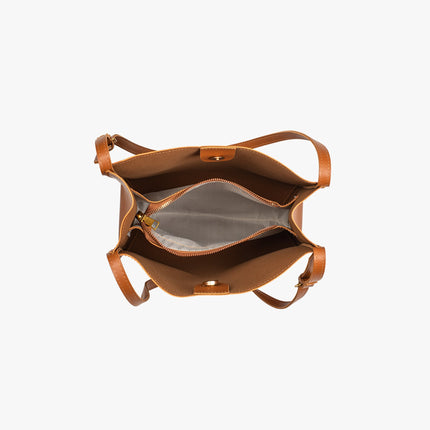 Eulalie | Textured Tote Bag – Woven Vegan Leather Style