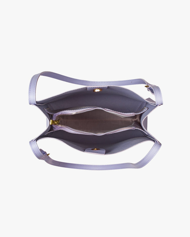 Eulalie | Textured Tote Bag – Woven Vegan Leather Style