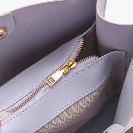 Eulalie | Textured Tote Bag – Woven Vegan Leather Style