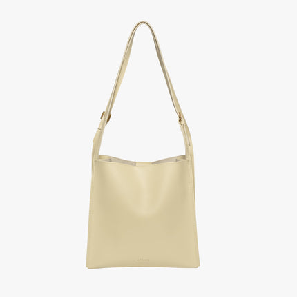 Eulalie | Textured Tote Bag – Woven Vegan Leather Style