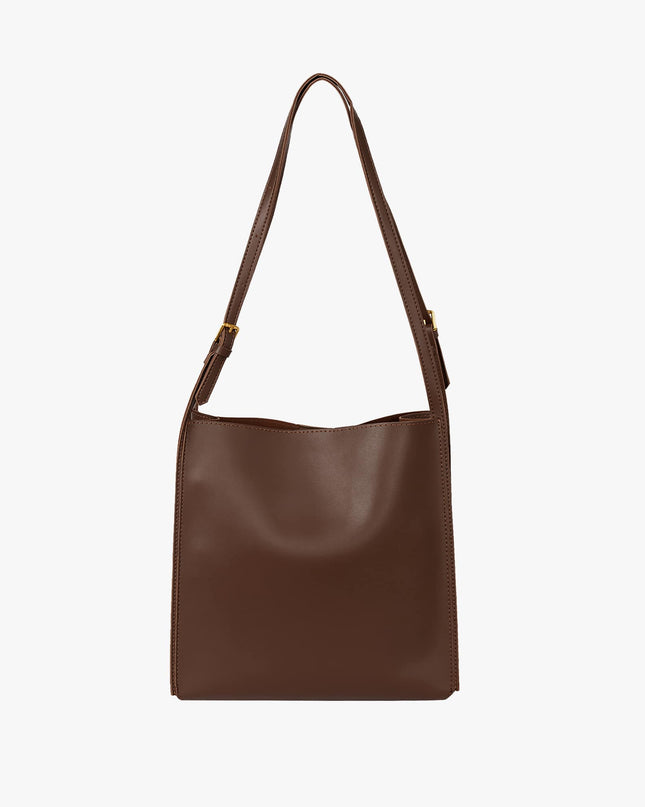 Eulalie | Textured Tote Bag – Woven Vegan Leather Style