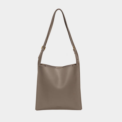 Eulalie | Textured Tote Bag – Woven Vegan Leather Style