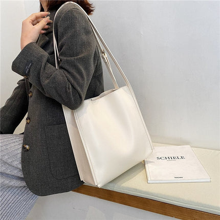 Eulalie | Textured Tote Bag – Woven Vegan Leather Style