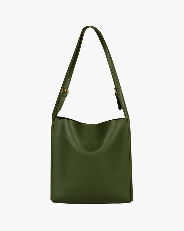 Eulalie | Textured Tote Bag – Woven Vegan Leather Style