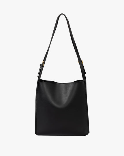 Eulalie | Textured Tote Bag – Woven Vegan Leather Style