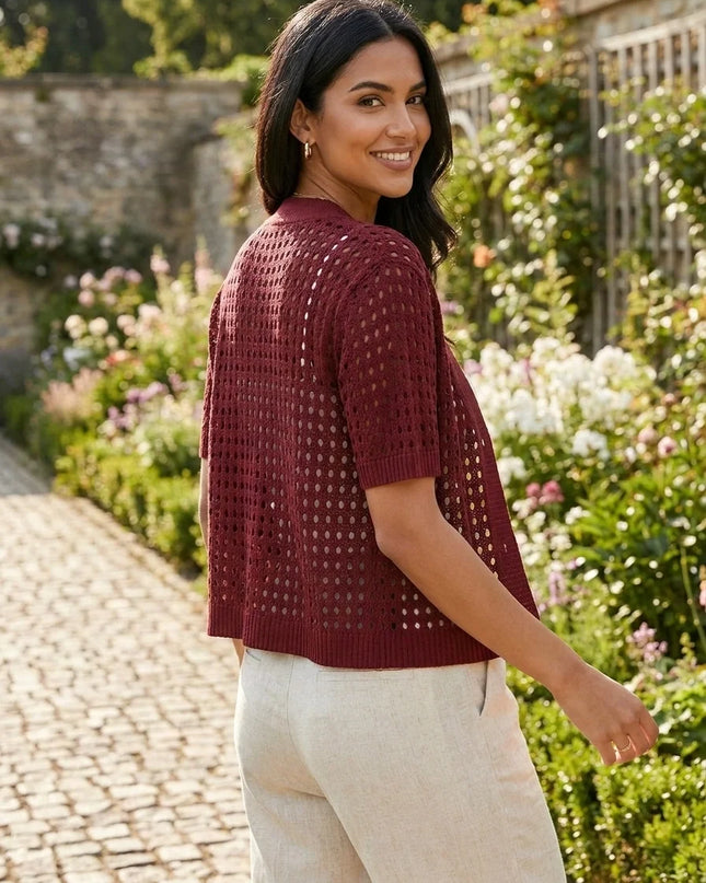 Evadne | Chic Cardigan – Cropped Summer Layer