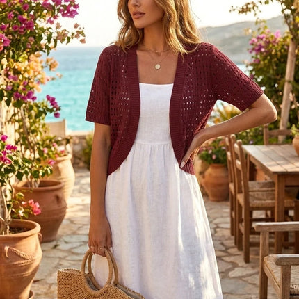 Evadne | Chic Cardigan – Cropped Summer Layer