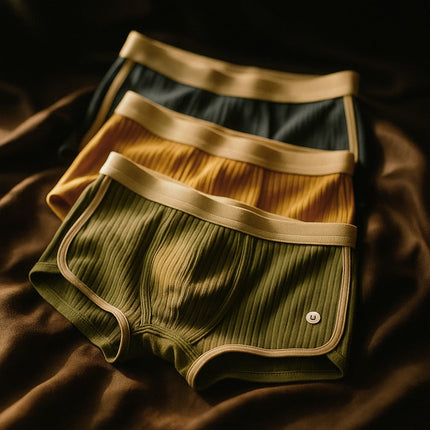 Evander | Refined Boxer Briefs – Organic Cotton Ribbed Set