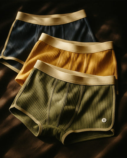 Evander | Refined Boxer Briefs – Organic Cotton Ribbed Set