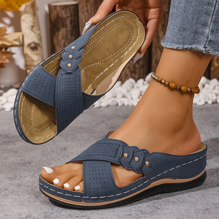Ezera | Comfort Wedge Sandals – Orthopedic Arch Support