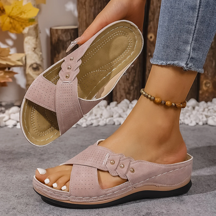 Ezera | Comfort Wedge Sandals – Orthopedic Arch Support