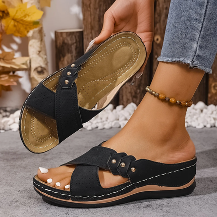 Ezera | Comfort Wedge Sandals – Orthopedic Arch Support