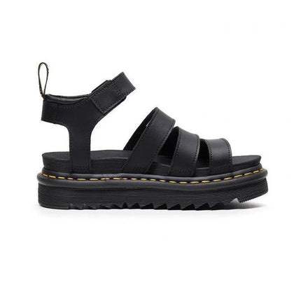 Freida | Contemporary Platform Sandals – Strappy Buckle