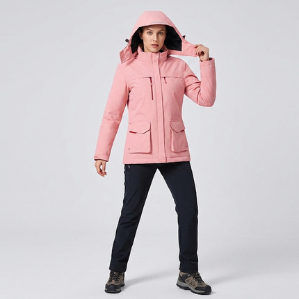Harper | Hooded Heated Jacket – USB Full-Zip Outdoor Style