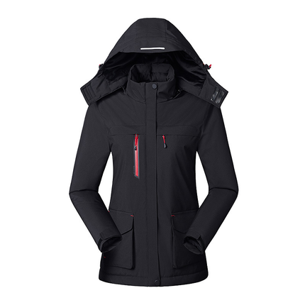 Harper | Hooded Heated Jacket – USB Full-Zip Outdoor Style