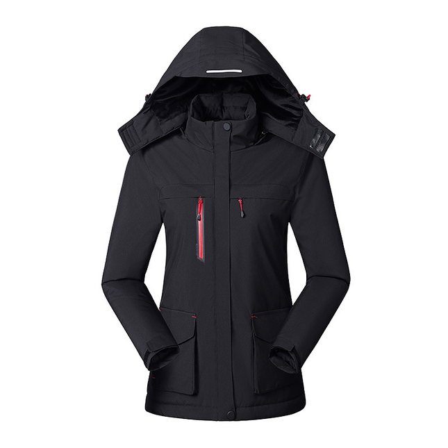 Harper | Hooded Heated Jacket – USB Full-Zip Outdoor Style