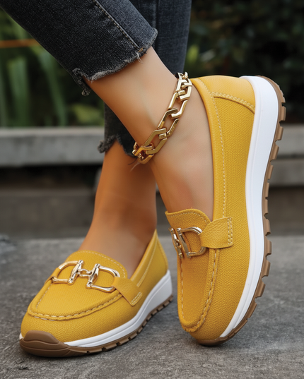 Ellie - Chic Buckle Loafers for Any Occasion