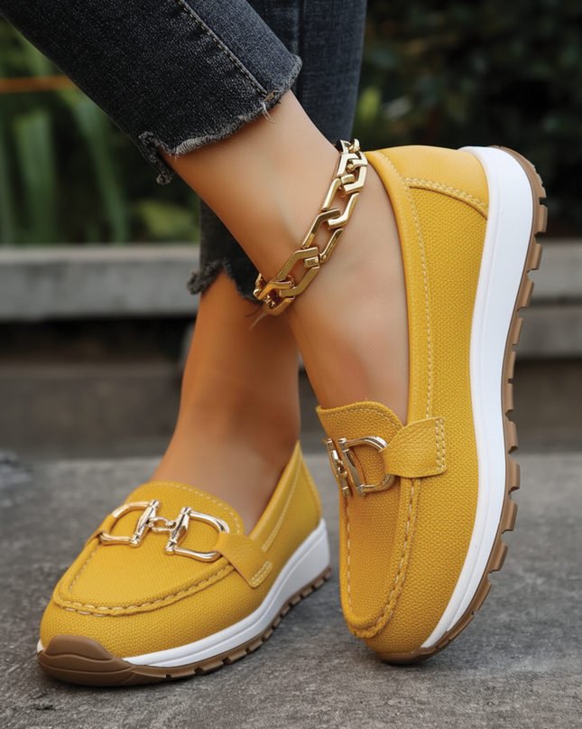 Ellie - Chic Buckle Loafers for Any Occasion