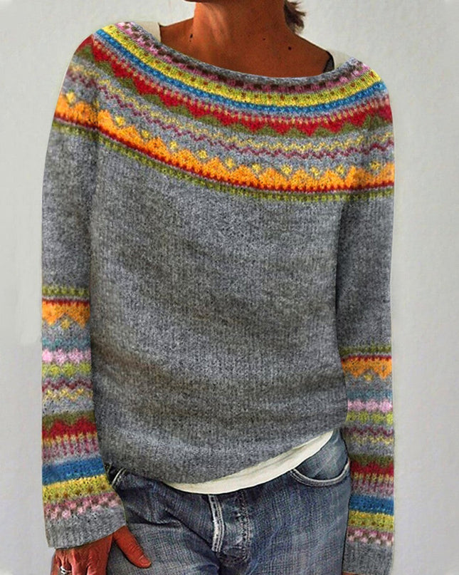 Hazel | Retro Knitted Sweater